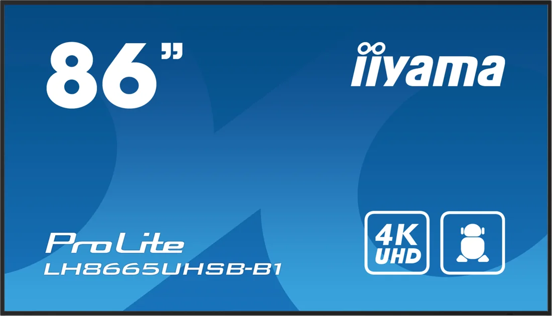 iiyama LH8665UHSB-B1 86 inç dijital signage ekran